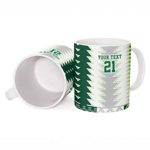 Custom Football African Nigeria Ceramic Mug Classic 20-21 Home Jersey