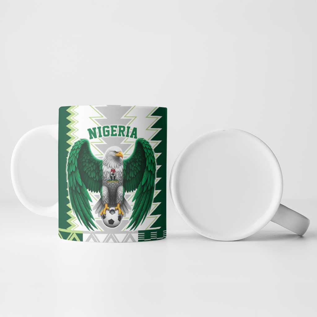 Custom Football African Nigeria Ceramic Mug Classic 20-21 Home Jersey