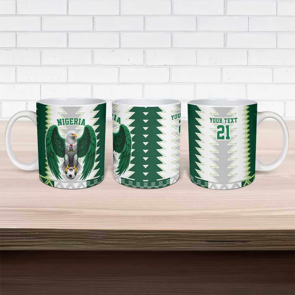 Custom Football African Nigeria Ceramic Mug Classic 20-21 Home Jersey