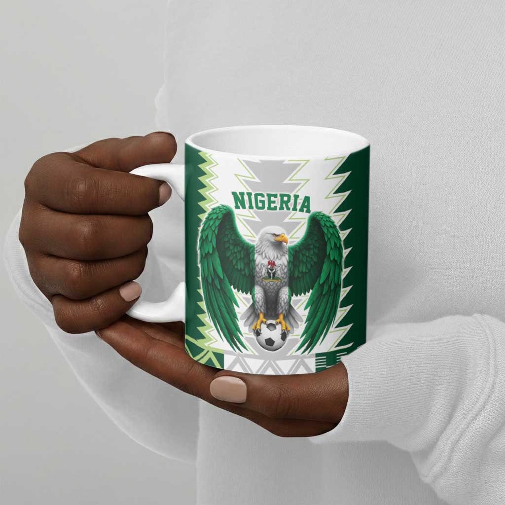 Custom Football African Nigeria Ceramic Mug Classic 20-21 Home Jersey
