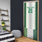 Custom Football African Nigeria Door Cover Classic 20-21 Home Jersey