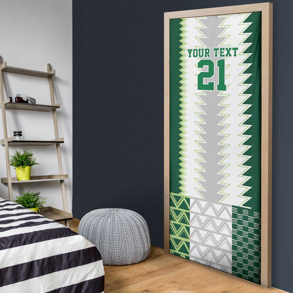 Custom Football African Nigeria Door Cover Classic 20-21 Home Jersey
