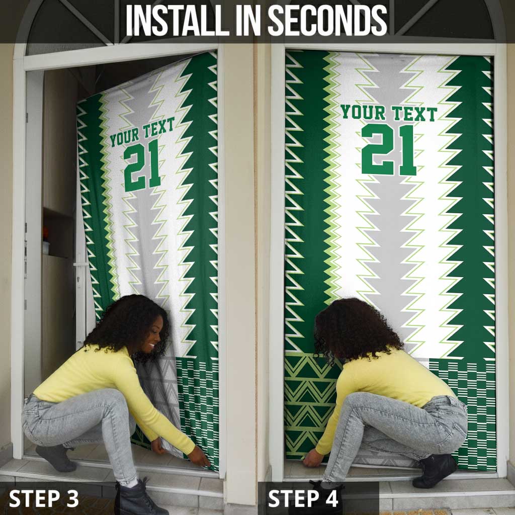 Custom Football African Nigeria Door Cover Classic 20-21 Home Jersey