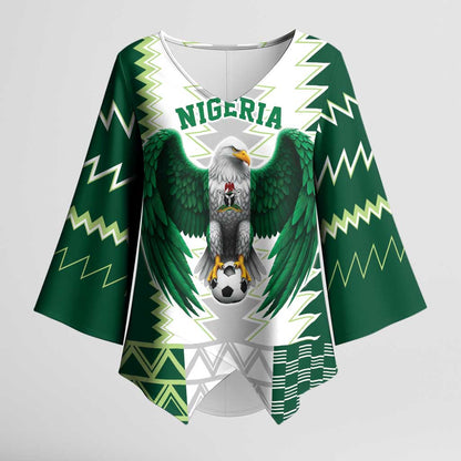 Custom Football African Nigeria Kimono Sleeve Blouse Classic 20-21 Home Jersey