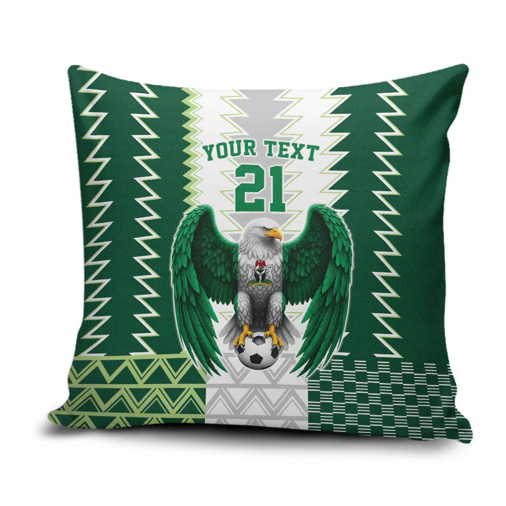Custom Football African Nigeria Pillow Cover Classic 20-21 Home Jersey