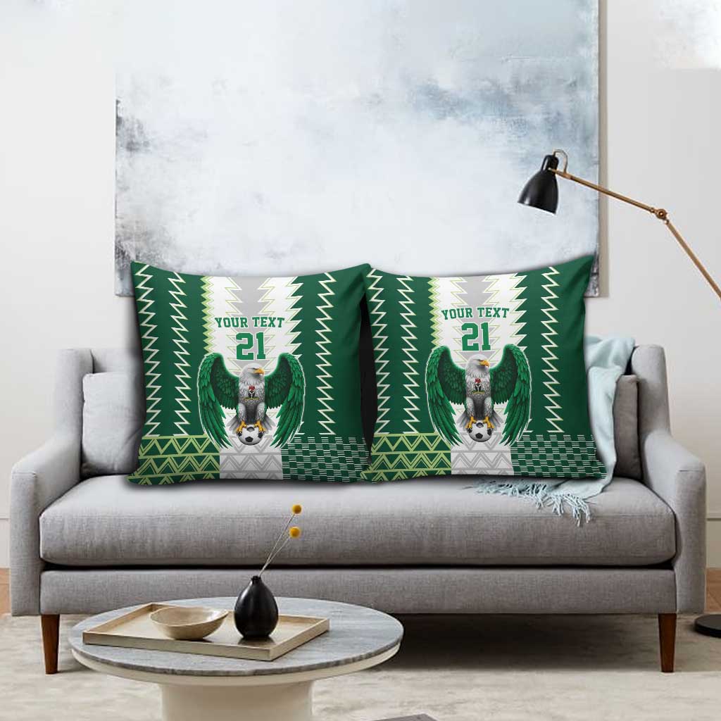 Custom Football African Nigeria Pillow Cover Classic 20-21 Home Jersey