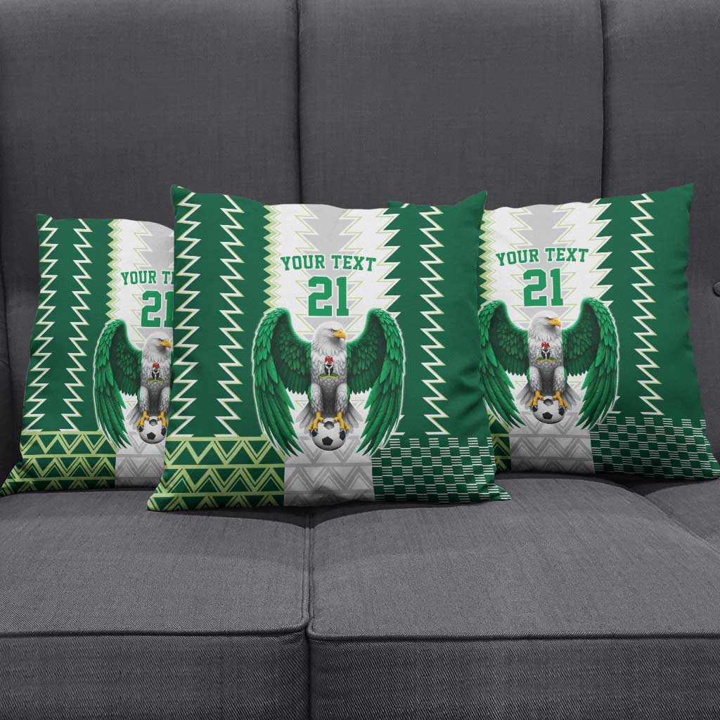 Custom Football African Nigeria Pillow Cover Classic 20-21 Home Jersey