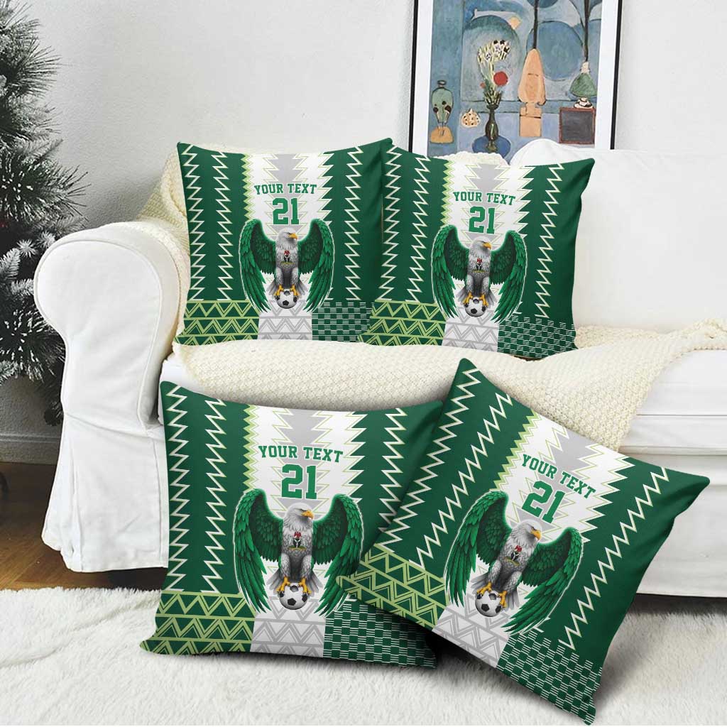 Custom Football African Nigeria Pillow Cover Classic 20-21 Home Jersey