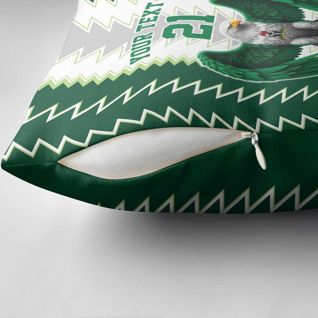 Custom Football African Nigeria Pillow Cover Classic 20-21 Home Jersey