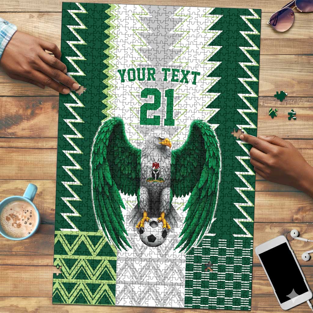 Custom Football African Nigeria Puzzle Classic 20-21 Home Jersey
