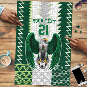 Custom Football African Nigeria Puzzle Classic 20-21 Home Jersey