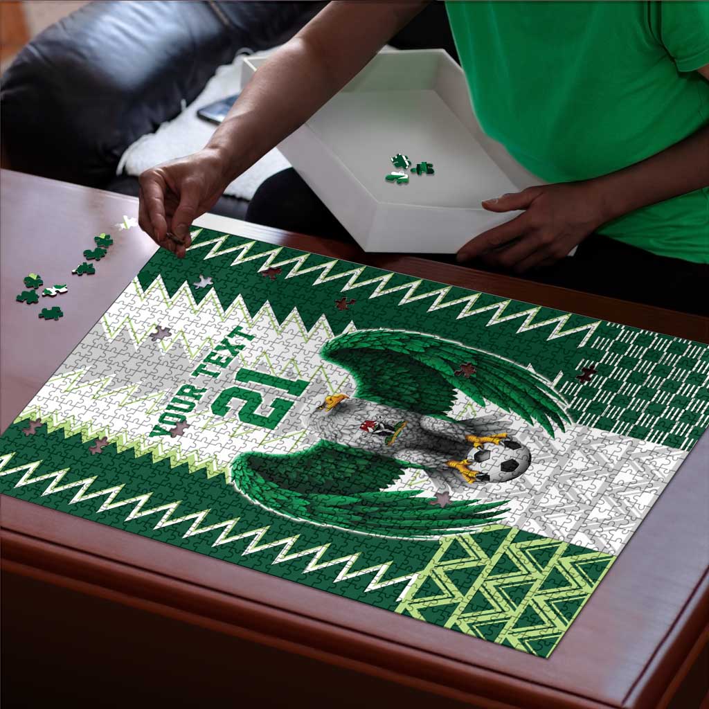 Custom Football African Nigeria Puzzle Classic 20-21 Home Jersey