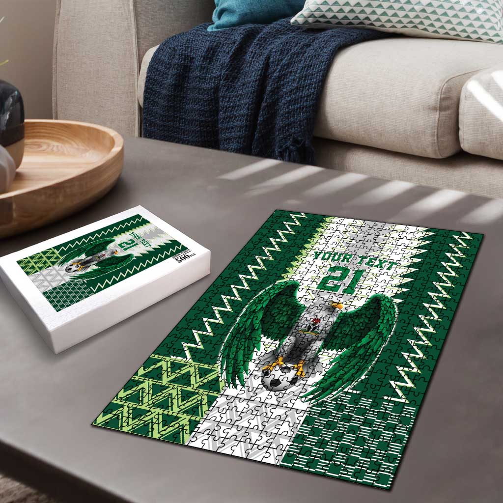 Custom Football African Nigeria Puzzle Classic 20-21 Home Jersey