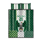 Custom Football African Nigeria Quilt Bed Set Classic 20-21 Home Jersey - African Pride