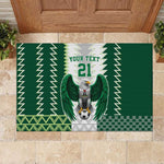 Custom Football African Nigeria Rubber Doormat Classic 20-21 Home Jersey - African Pride