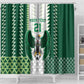 Custom Football African Nigeria Shower Curtain Classic 20-21 Home Jersey - African Pride