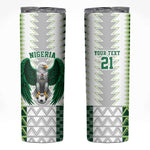 Custom Football African Nigeria Skinny Tumbler Classic 20-21 Home Jersey - African Pride