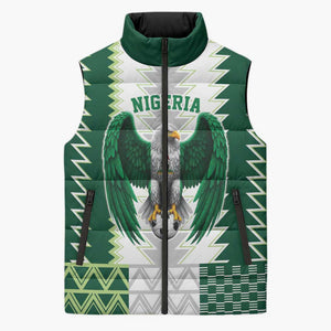 Custom Football African Nigeria Sleeveless Puffer Jacket Classic 20-21 Home Jersey