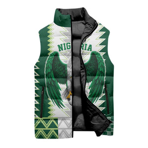 Custom Football African Nigeria Sleeveless Puffer Jacket Classic 20-21 Home Jersey