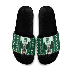 Custom Football African Nigeria Slide Sandals Classic 20-21 Home Jersey