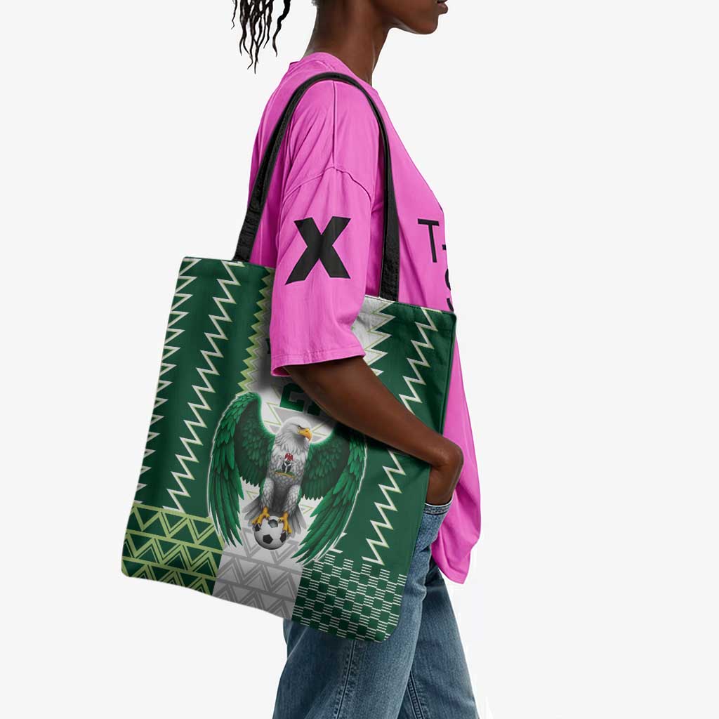 Custom Football African Nigeria Tote Bag Classic 20-21 Home Jersey