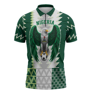 Custom Football African Nigeria Zipper Polo Shirt Classic 20-21 Home Jersey