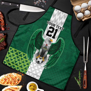 Custom Football African Nigeria Apron Retro Nigeria 20-21 Eagle Flag Motif