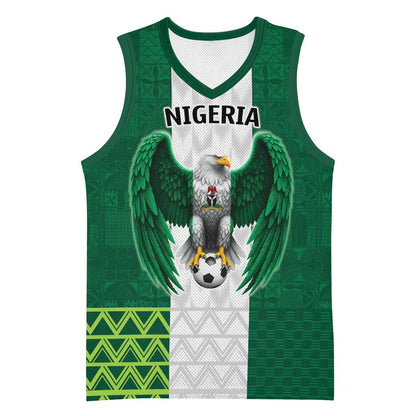 Custom Football African Nigeria Basketball Jersey Retro Nigeria 20-21 Eagle Flag Motif LT9
