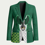 Custom Football African Nigeria Blazer Retro Nigeria 20-21 Eagle Flag Motif