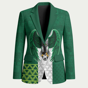 Custom Football African Nigeria Blazer Retro Nigeria 20-21 Eagle Flag Motif