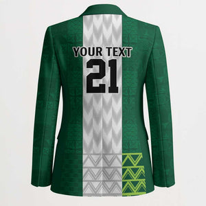 Custom Football African Nigeria Blazer Retro Nigeria 20-21 Eagle Flag Motif