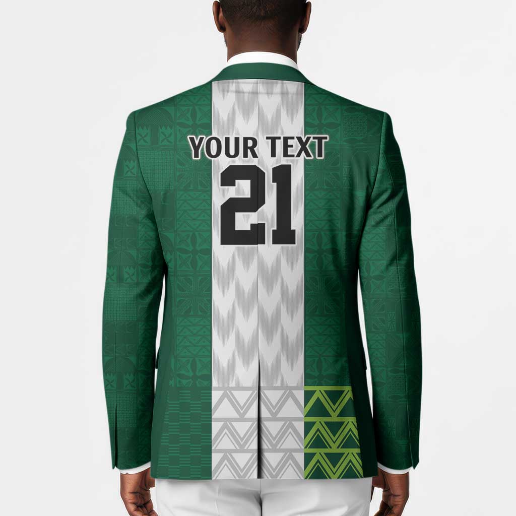 Custom Football African Nigeria Blazer Retro Nigeria 20-21 Eagle Flag Motif