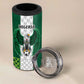 Custom Football African Nigeria 4 in 1 Can Cooler Tumbler Retro Nigeria 20-21 Eagle Flag Motif - African Pride