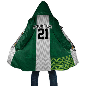 Custom Football African Nigeria Cloak Retro Nigeria 20-21 Eagle Flag Motif