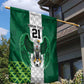 Custom Football African Nigeria Garden Flag Retro Nigeria 20-21 Eagle Flag Motif - African Pride