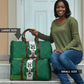 Custom Football African Nigeria Travel Bag Retro Nigeria 20-21 Eagle Flag Motif