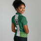 Custom Football African Nigeria Women Polo Shirt Retro Nigeria 20-21 Eagle Flag Motif - African Pride