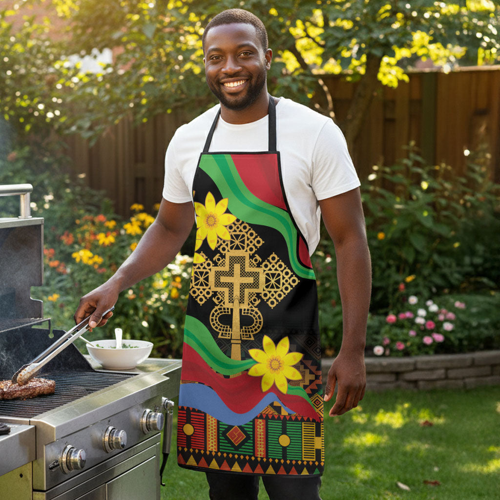 Eritrea Meskel Apron Eritrean Tribal Meskel Daisy Flag Inspired