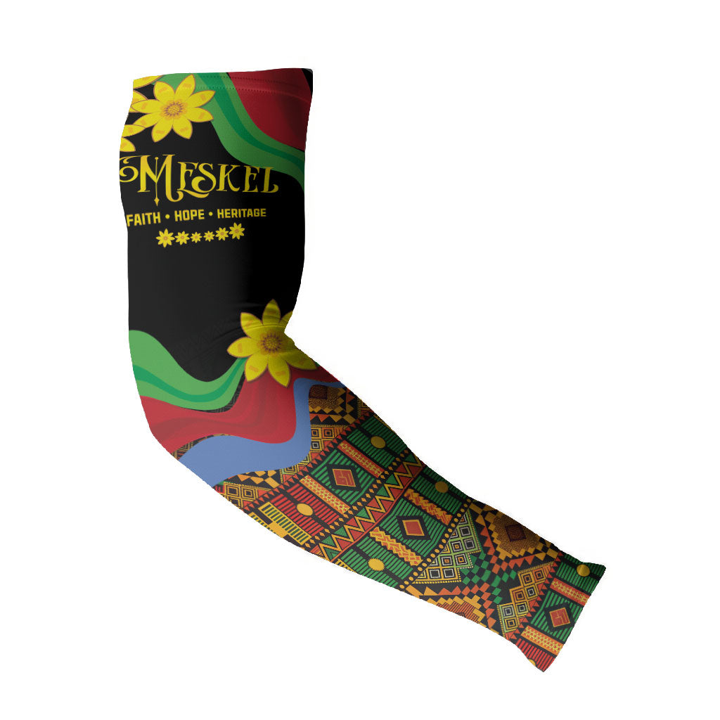 Eritrea Meskel Arm Sleeves Eritrean Tribal Meskel Daisy Flag Inspired