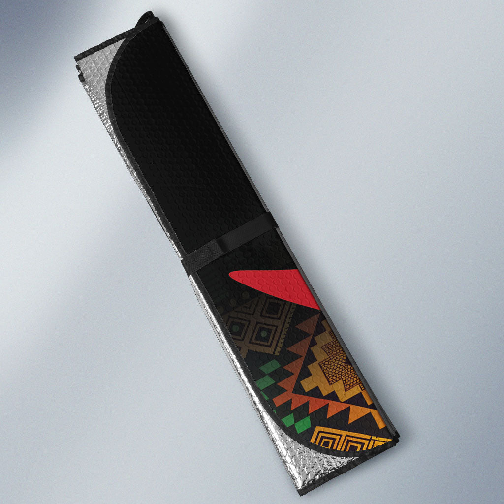 Eritrea Meskel Auto Sun Shade Eritrean Tribal Meskel Daisy Flag Inspired