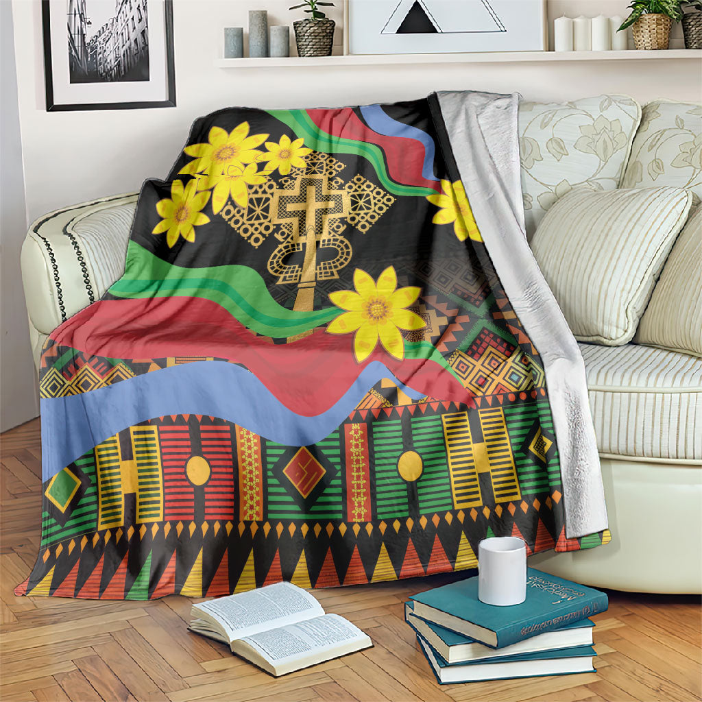 Eritrea Meskel Blanket Eritrean Tribal Meskel Daisy Flag Inspired