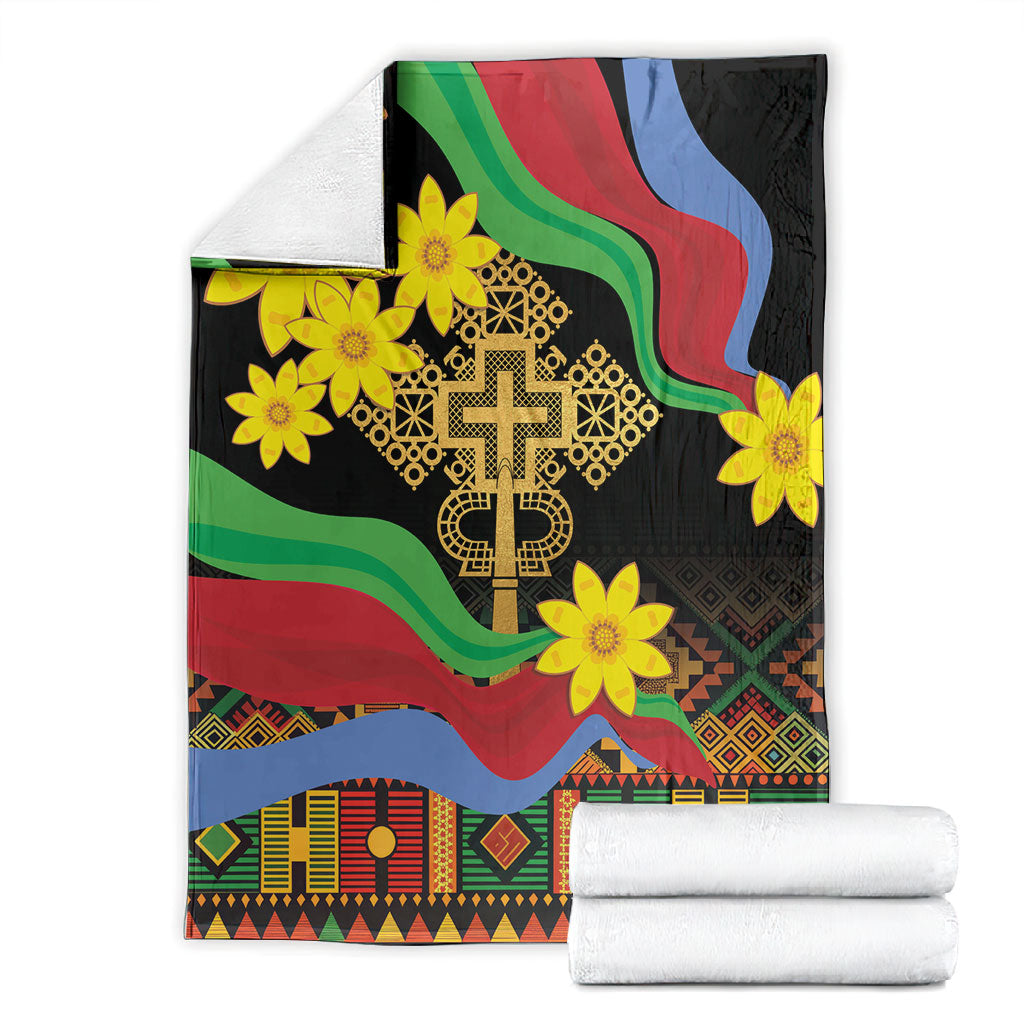 Eritrea Meskel Blanket Eritrean Tribal Meskel Daisy Flag Inspired