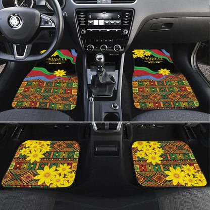 Eritrea Meskel Car Mats Eritrean Tribal Meskel Daisy Flag Inspired