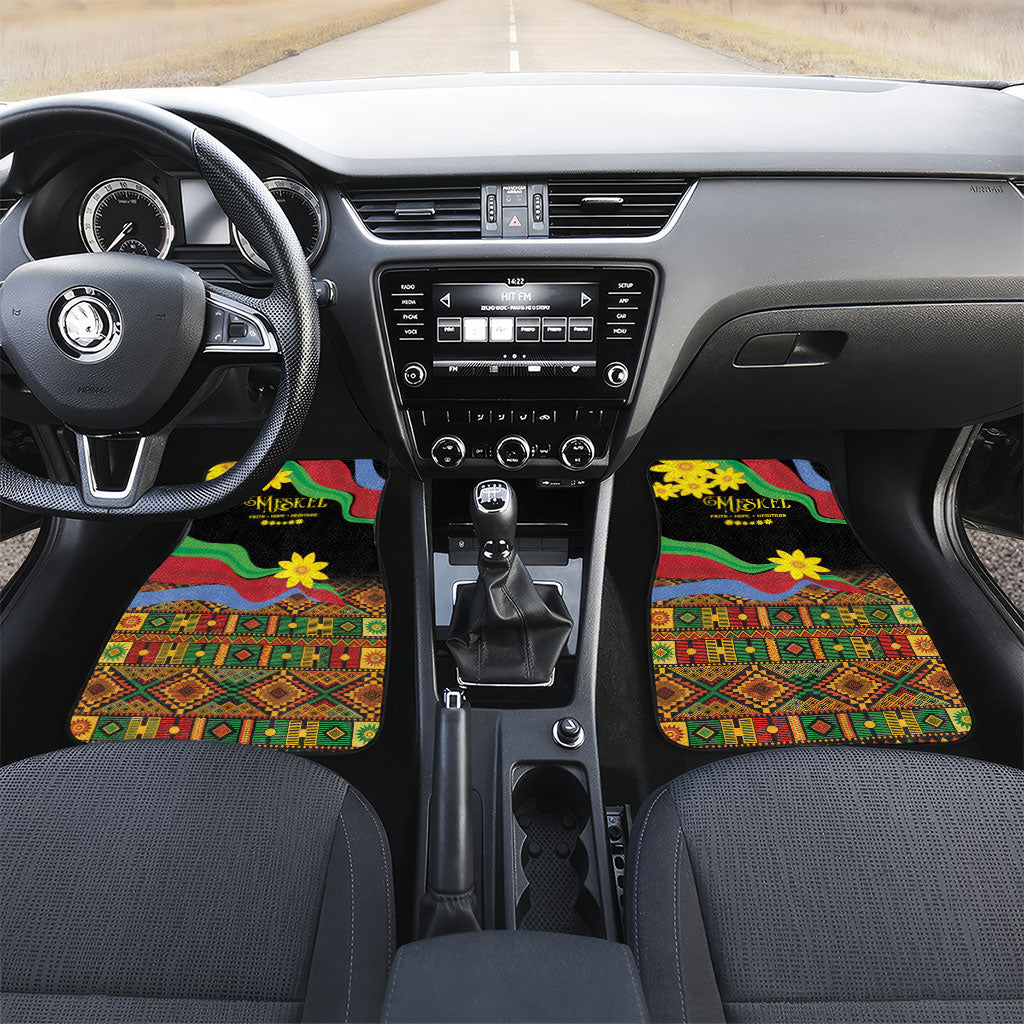 Eritrea Meskel Car Mats Eritrean Tribal Meskel Daisy Flag Inspired