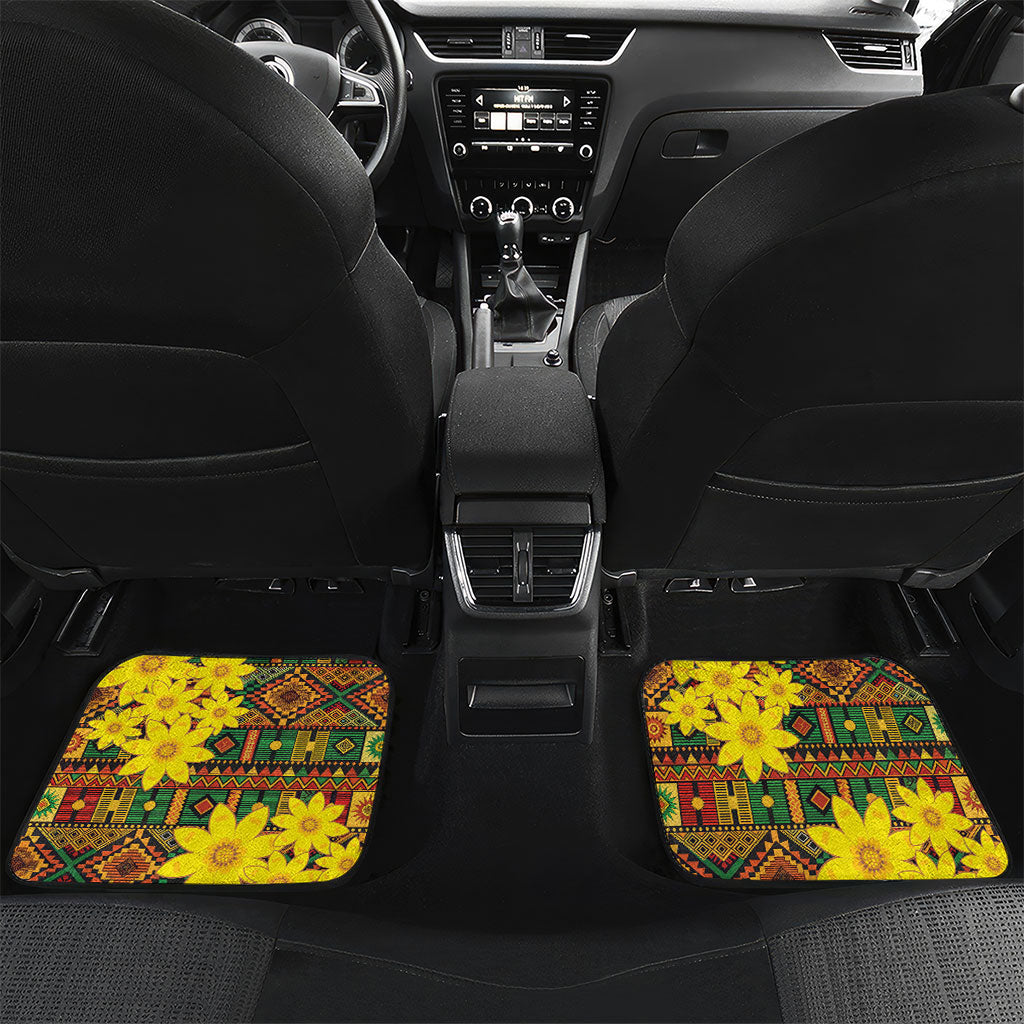 Eritrea Meskel Car Mats Eritrean Tribal Meskel Daisy Flag Inspired