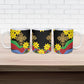 Eritrea Meskel Ceramic Mug Eritrean Tribal Meskel Daisy Flag Inspired
