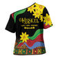Eritrea Meskel Cross Shoulder Shirt Eritrean Tribal Meskel Daisy Flag Inspired