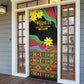 Eritrea Meskel Door Cover Eritrean Tribal Meskel Daisy Flag Inspired