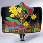 Eritrea Meskel Hooded Blanket Eritrean Tribal Meskel Daisy Flag Inspired