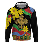 Eritrea Meskel Hoodie Eritrean Tribal Meskel Daisy Flag Inspired